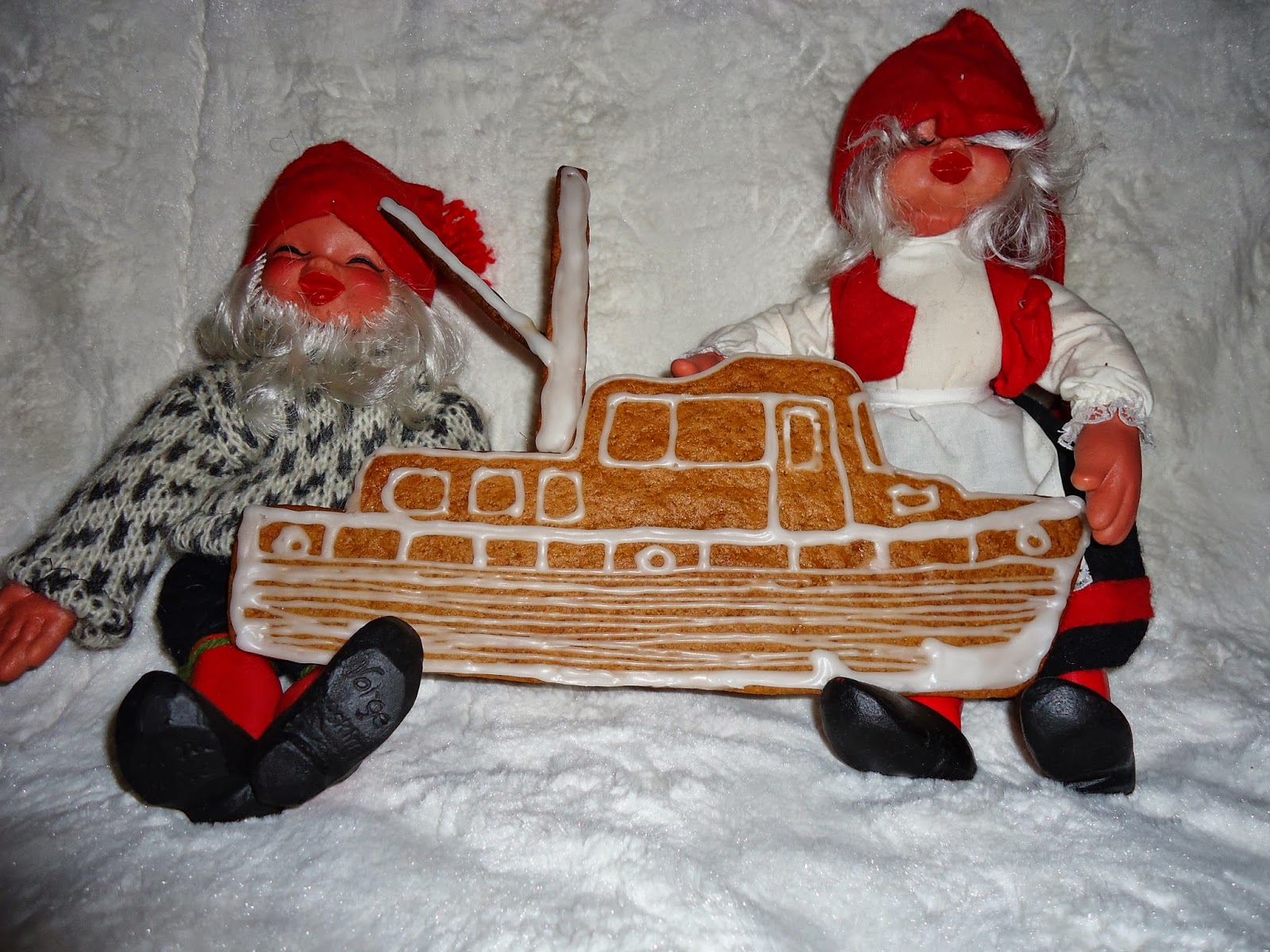 Trawler, pepperkake båt, trawler gingerbread