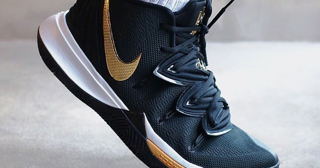 kyrie gold and black