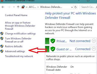 Windows Defender Firewall Enable or Disable in Windows 10