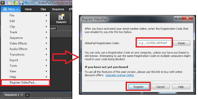 VideoPad Versi 8.00 dan Kode Registrasi
