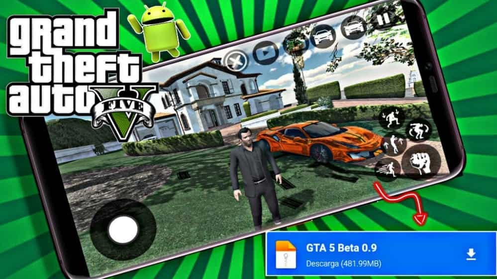 GTA 5 Mobile Android New Beta Gameplay Gta V Descargar Apk Andrey Tv