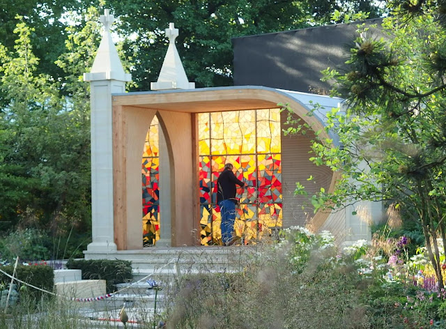 Gods Own Country show garden at Chelsea Flower Show Gods Own Country show garden at Chelsea Flower Show