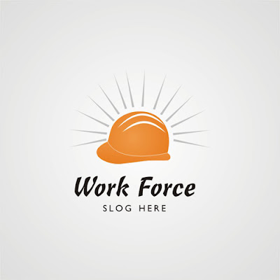Work Force Logo Design editable logo template File Download