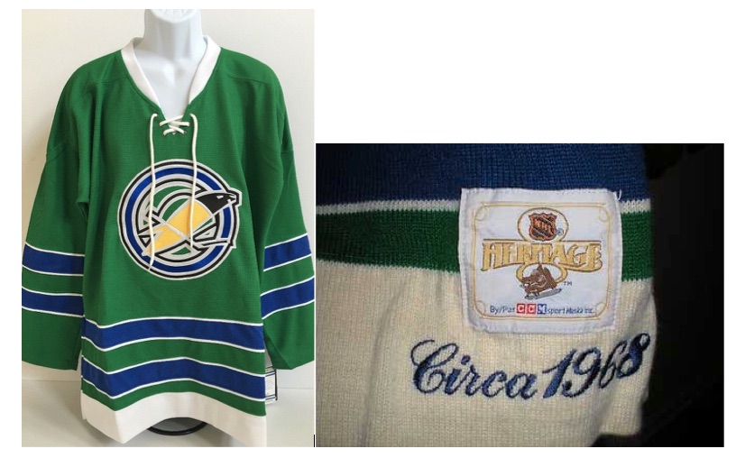 Oakland Seals - L - CCM Heritage Golden State NHL Hockey Vintage Sweater  Jersey