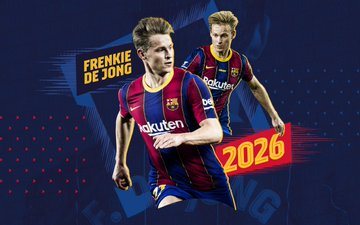 Oficial: El FC Barcelona renueva hasta 2026 a De Jong