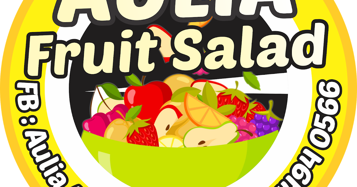 Konsep Populer 55 Stiker Salad Buah Kosong