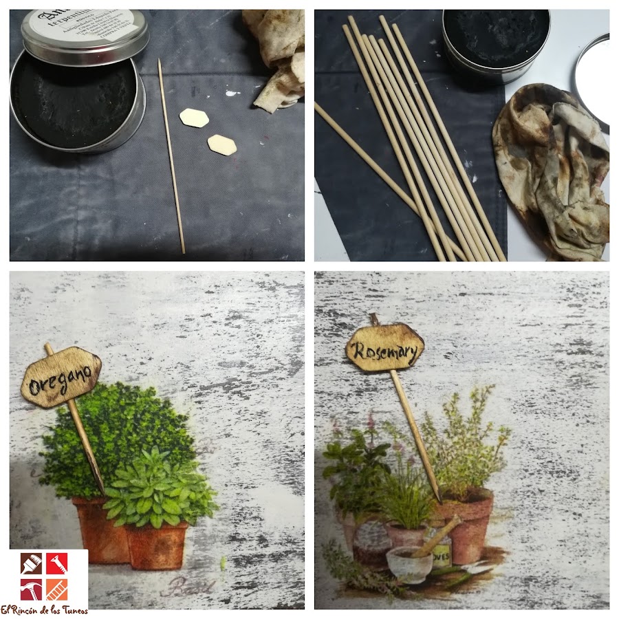 diy cuadro plantas aromaticas