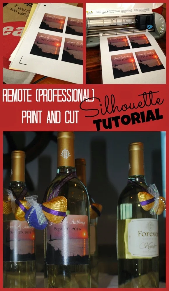 Silhouette, print and cut, Silhouette tutorial, stickers, remote printing
