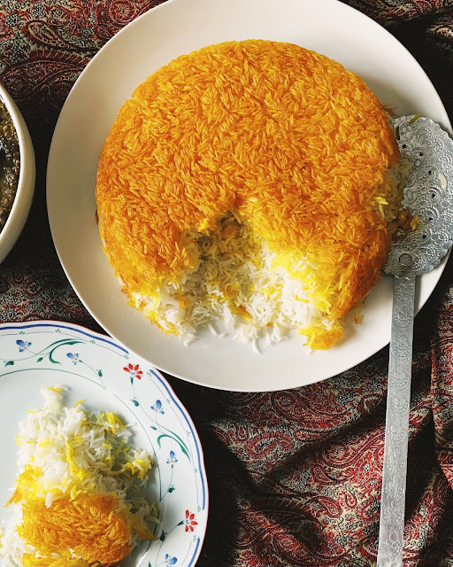 Turmeric & Saffron The Art of Making Persian TahDig