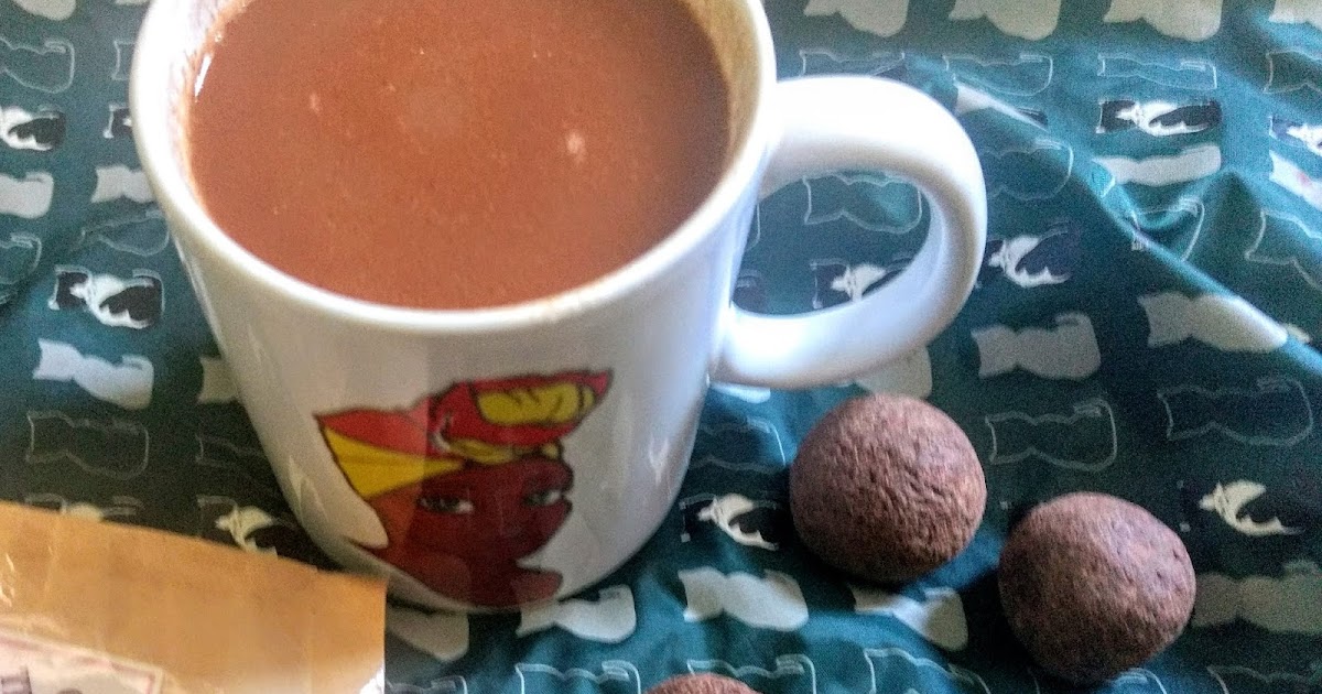 AfroVeganChick Vegan Mofo 2019 Day 3 Sweet Cocoa Tea (Hot & Cold)