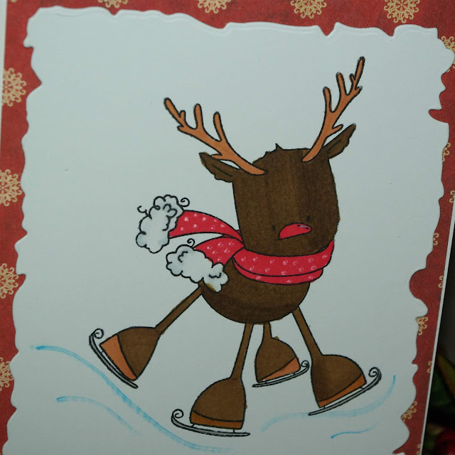 [DIY] Rudolph The Skating Reindeer Wishes Merry Christmas 2 // Frohe Weihnachten wünscht Rudolf, das schlittschuhlaufende Rentier 2