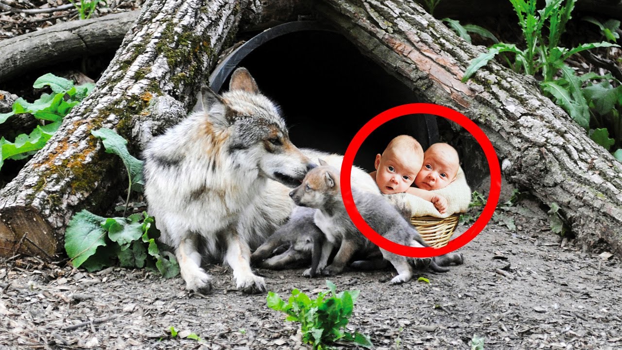 Мальчик воспитанный волками на русском. Волчица с младенцем. Волчица спасла ребенка. Волчица выкармливает детей.