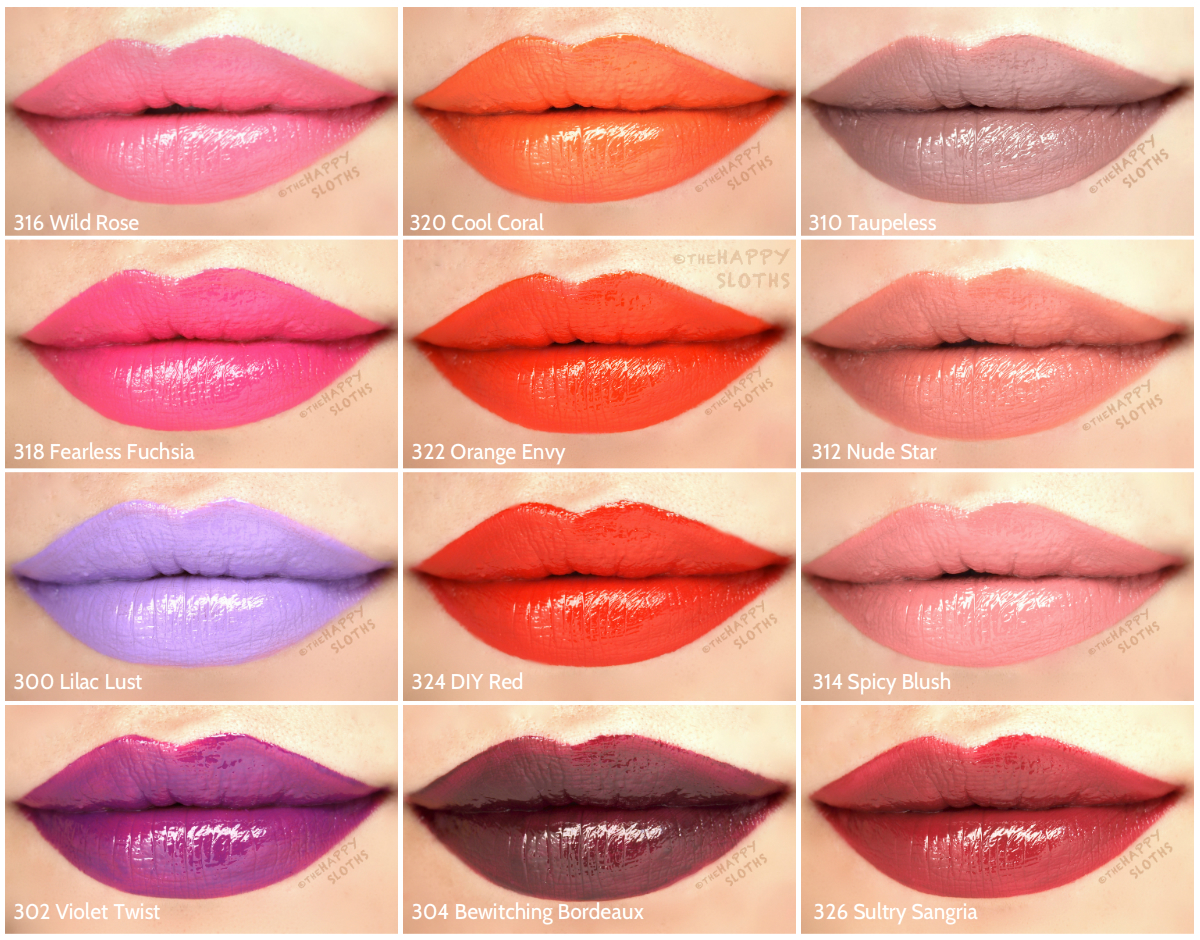 L'Oreal Infallible Lip Paints: Review and Swatches 