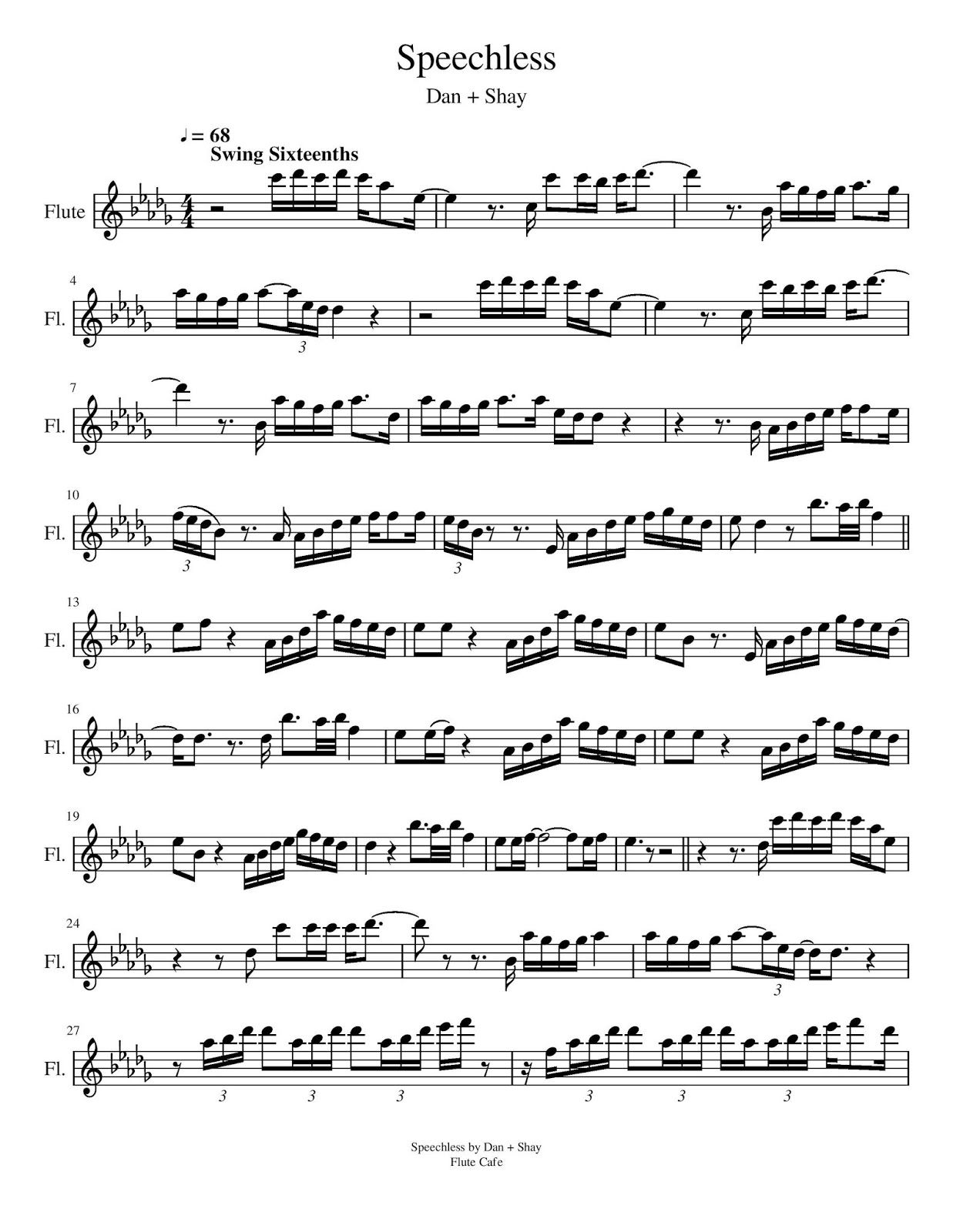 Flute Cafe Adore You by Harry Styles (Flute Sheet Music)