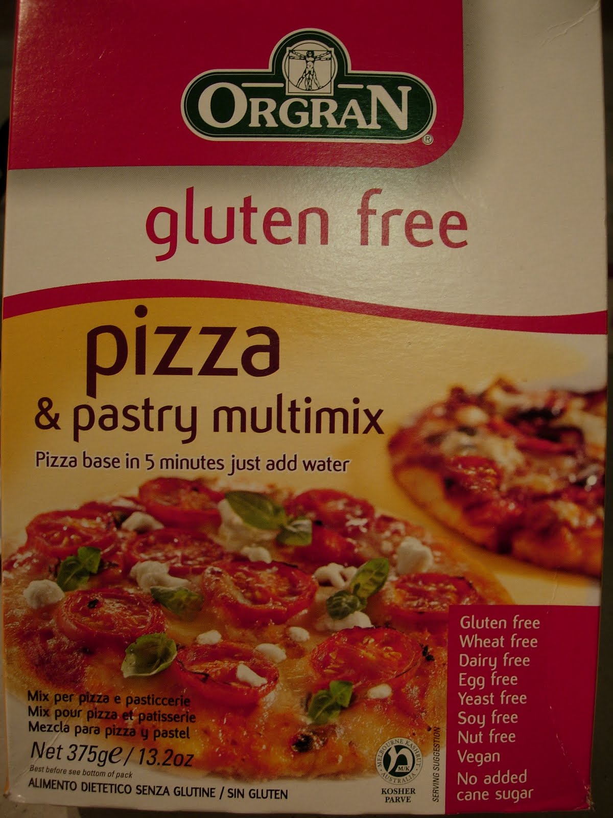 Allergy Friendly Recipes Easy Gluten Free Pizza Base (dairy free, egg