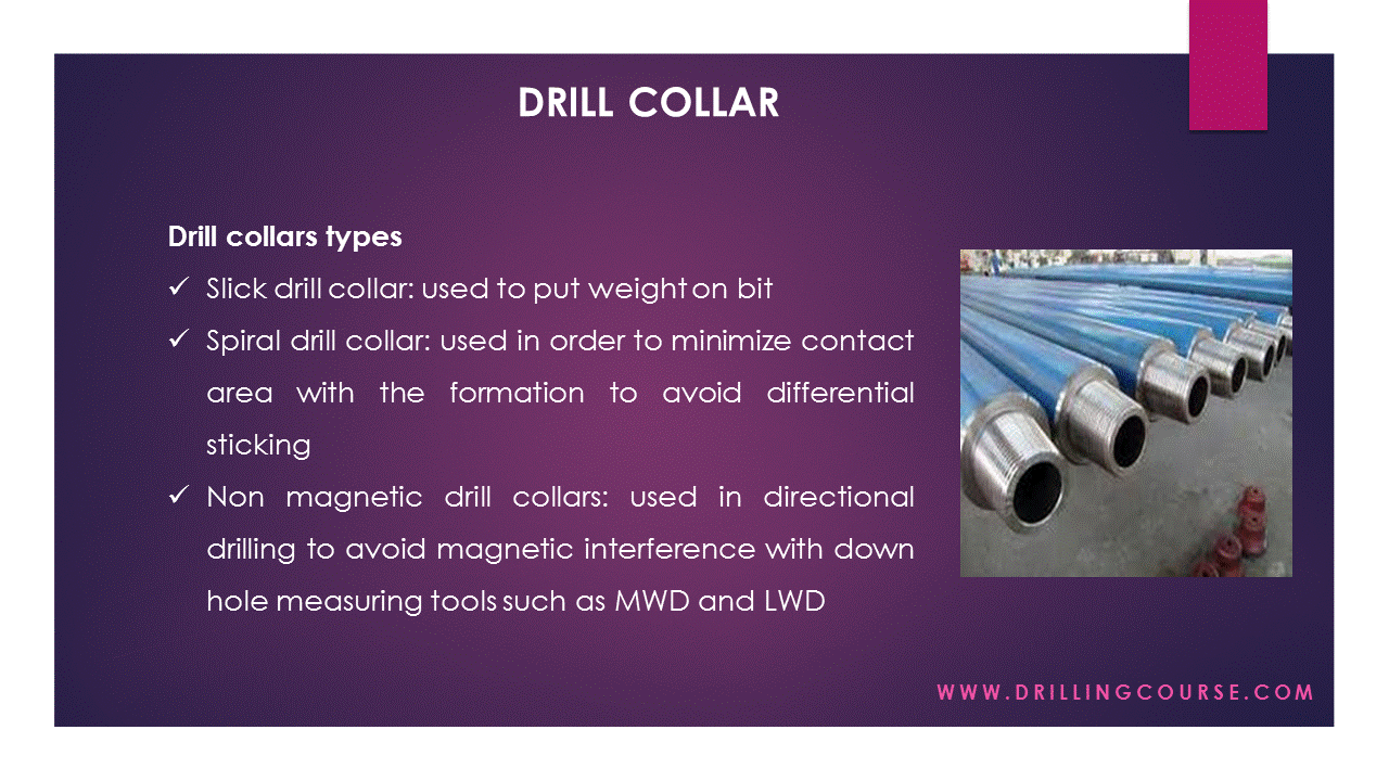 Presentation Heavy Weight Drill Pipe and Drill Collar Drilling Course