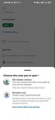 How to Add Open to Work Features on LinkedIn Profile Picture