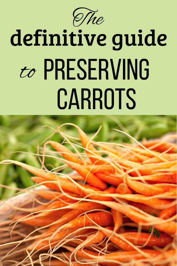 How To Preserve Carrots By Freezing Canning And More Oak Hill