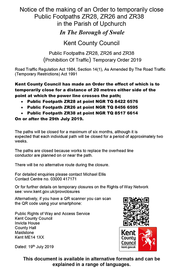 Kent county council rights of way