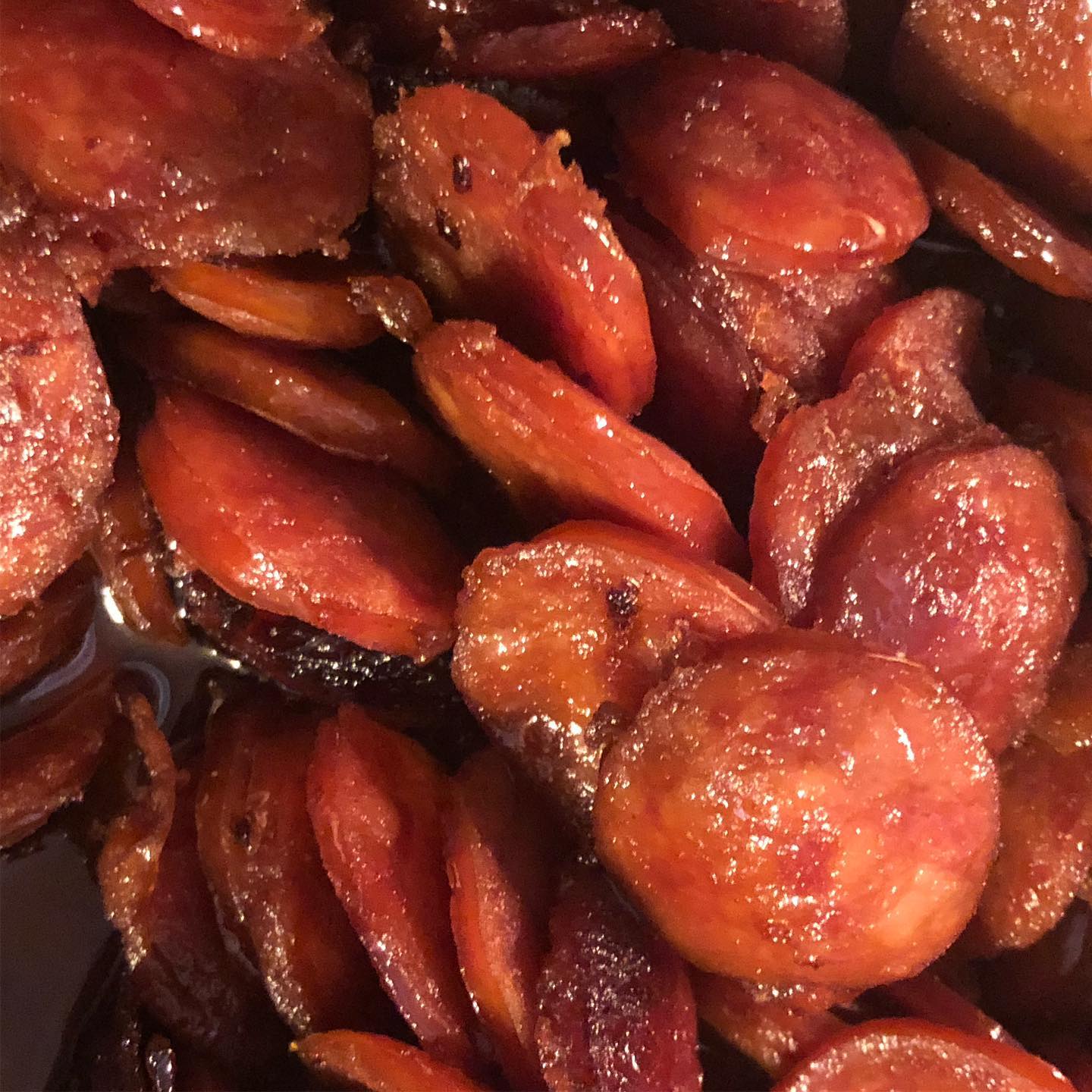 Diana's Recipe Corner Brown Sugar Glazed Kielbasa Bites