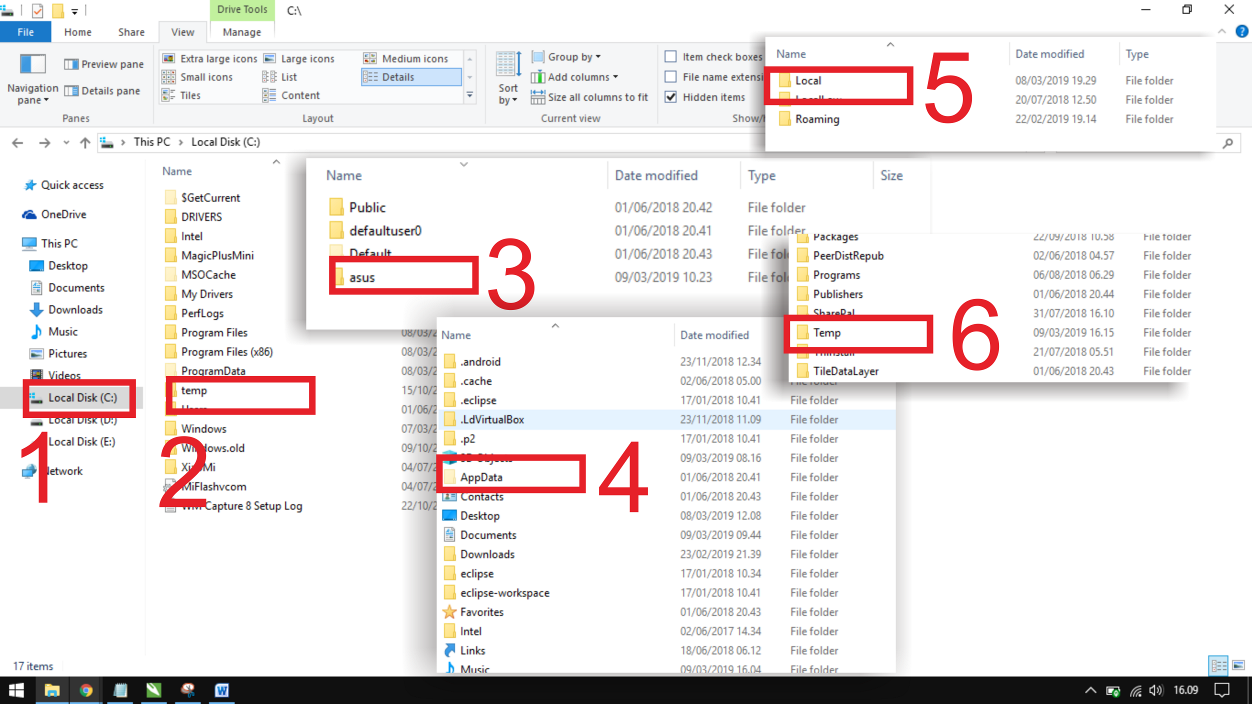 Cara Membersihkan File Sampah dan Cache di Drive C Windows 10