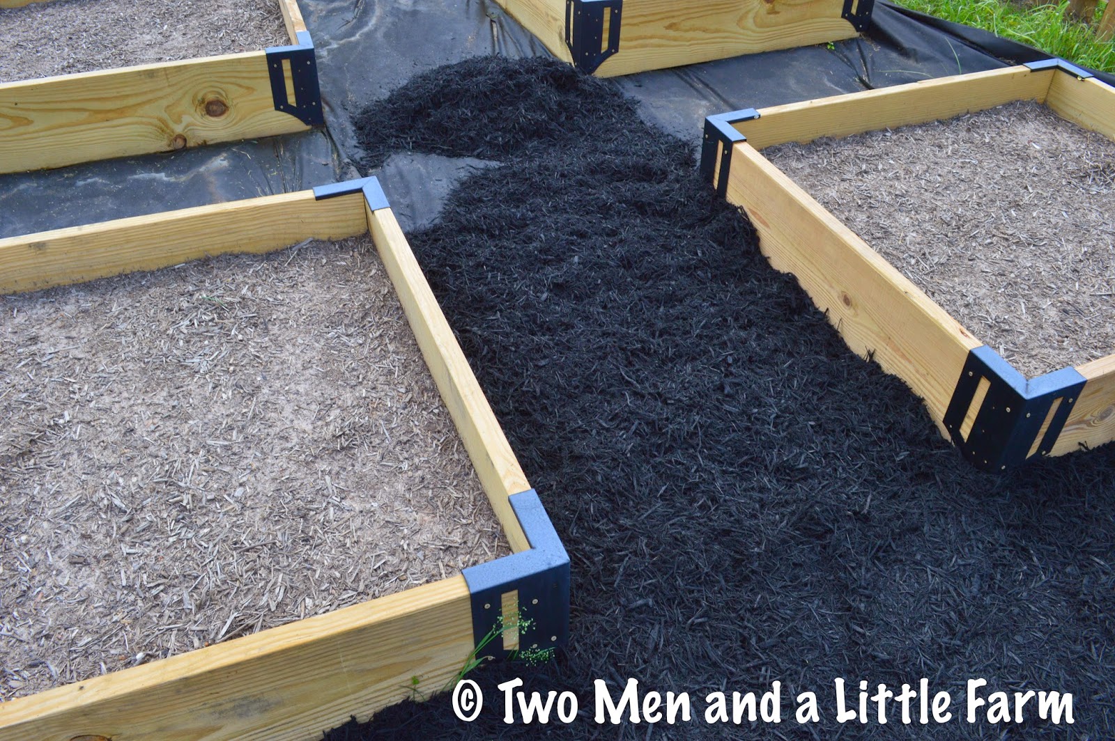 Two Men and a Little Farm THE DAY OF MULCH PART ONE