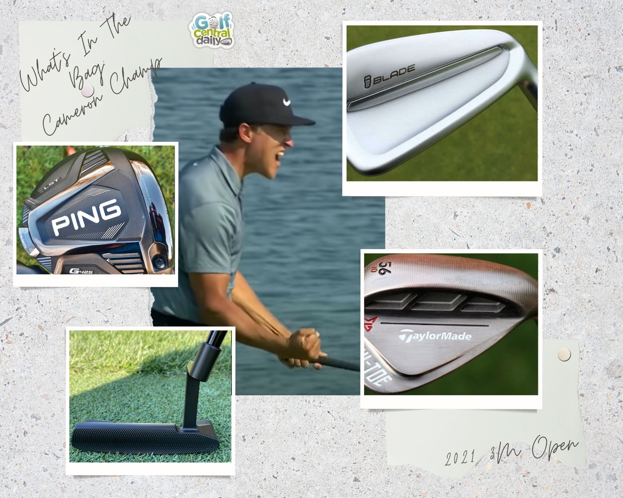 What's In The Bag 3M Open Winner Cameron Champ GolfCentralDaily