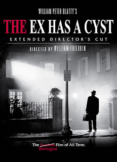 funny Boring Horror Movie tweets, The Ex Has A Cyst, funny The Exorcist