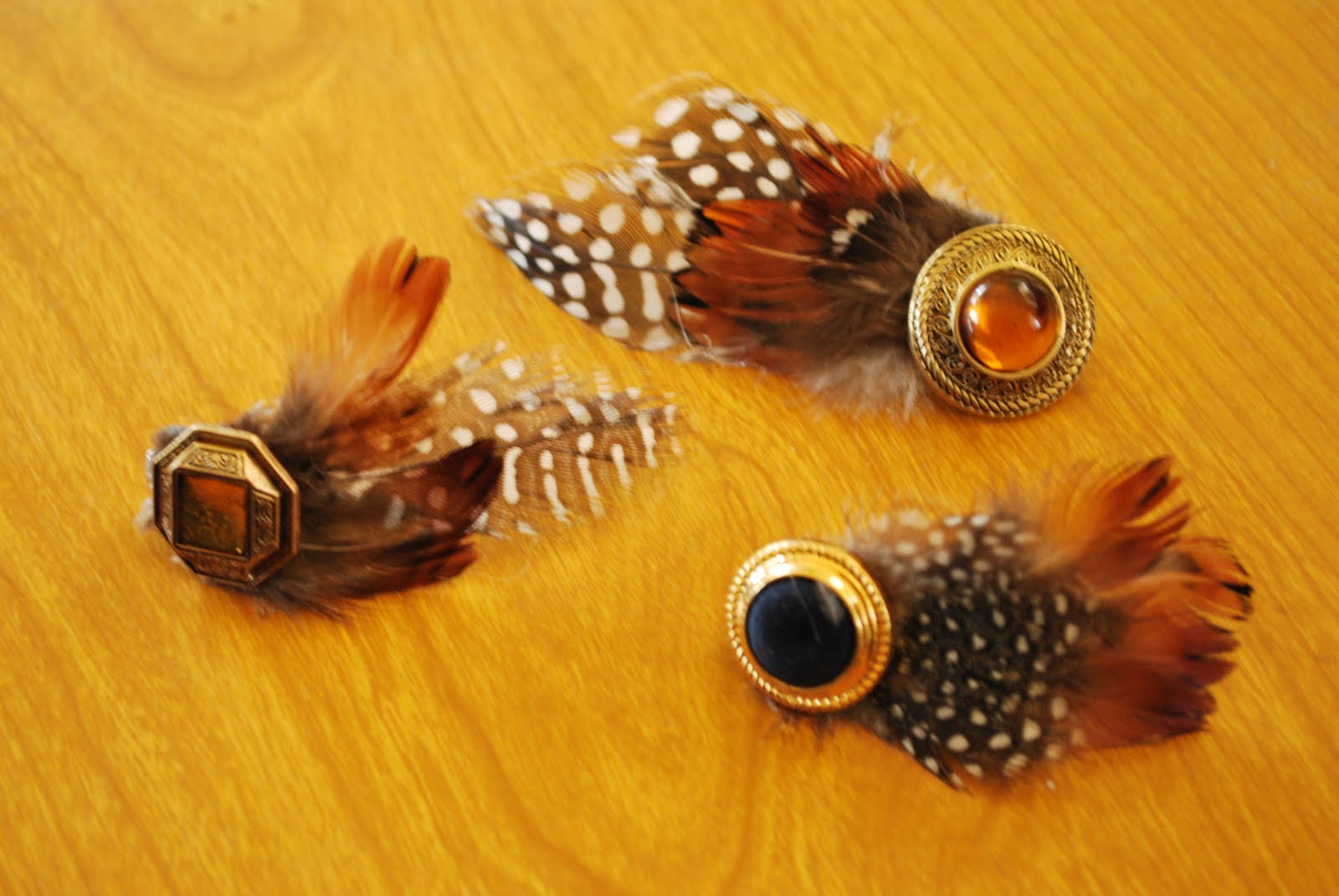 hope and heritage DIY Feather hair clip tutorial