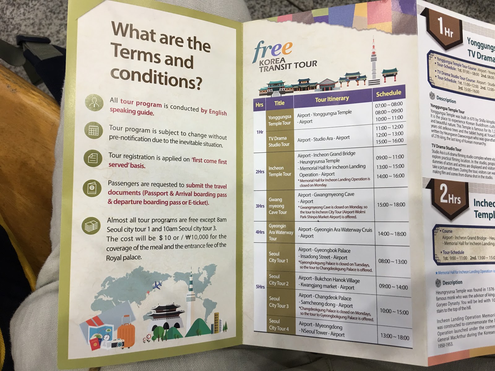 Korea Free Transit Tour