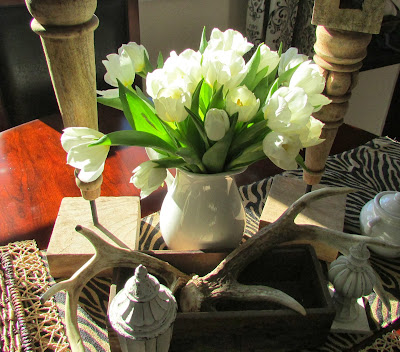 Antlers & Zebra Tablescape