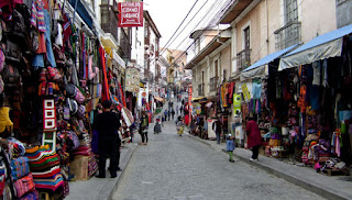 Las Brujas Street, La Paz downtown