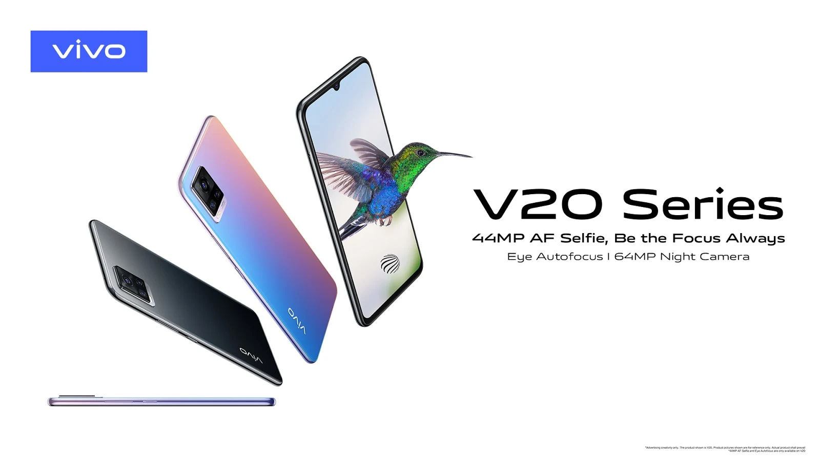 vivo Launches V20 in Pakistan, 44MP Eye Autofocus, 7.38mm Ultra Sleek and 64MP Night Camera