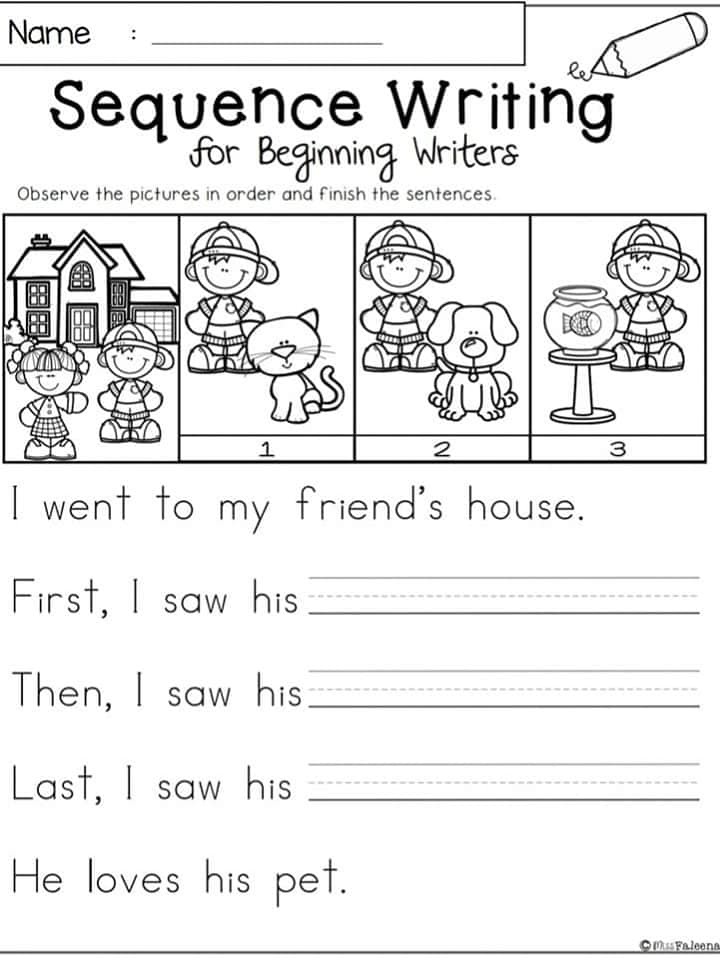 Download: Sequence Writing for beginner writers in PDF