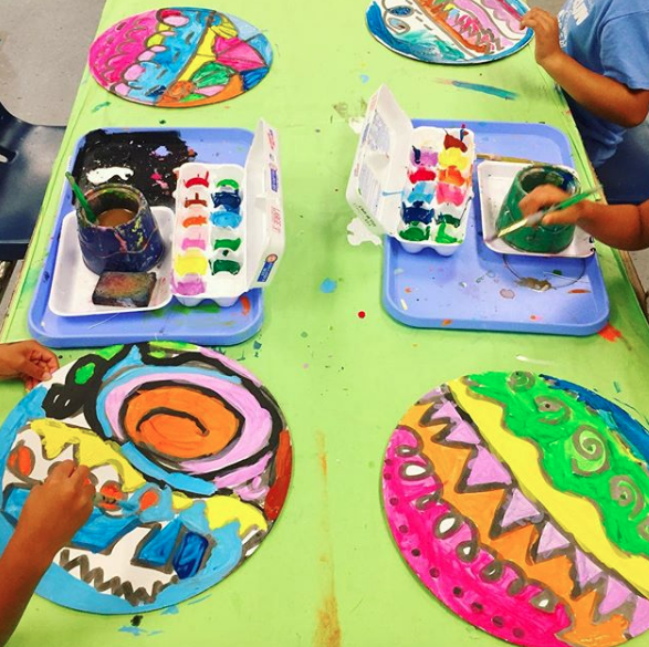 Amazaque Children''s Art School Paint Tray