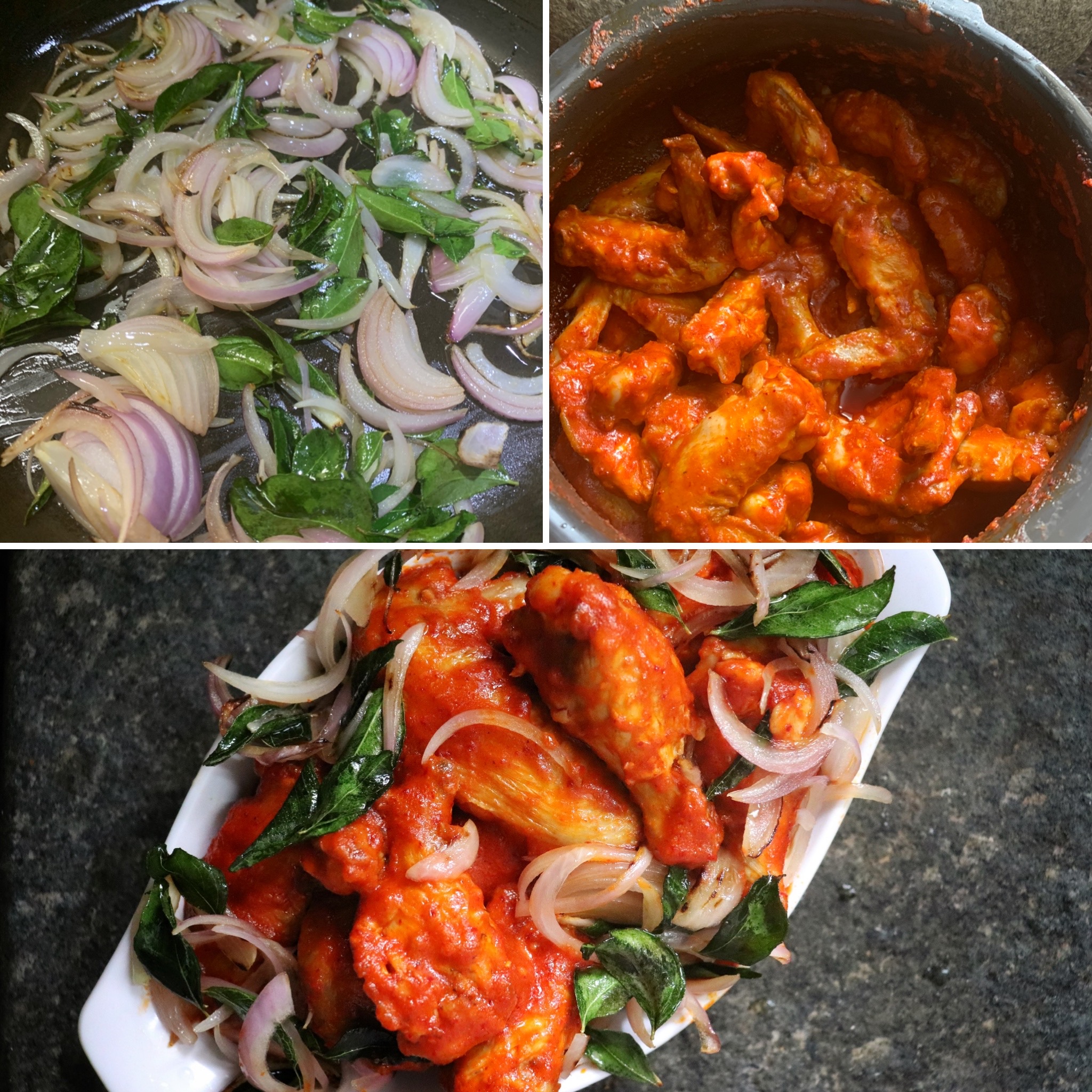 Spicy Stove-top Byadgi Chicken Wings