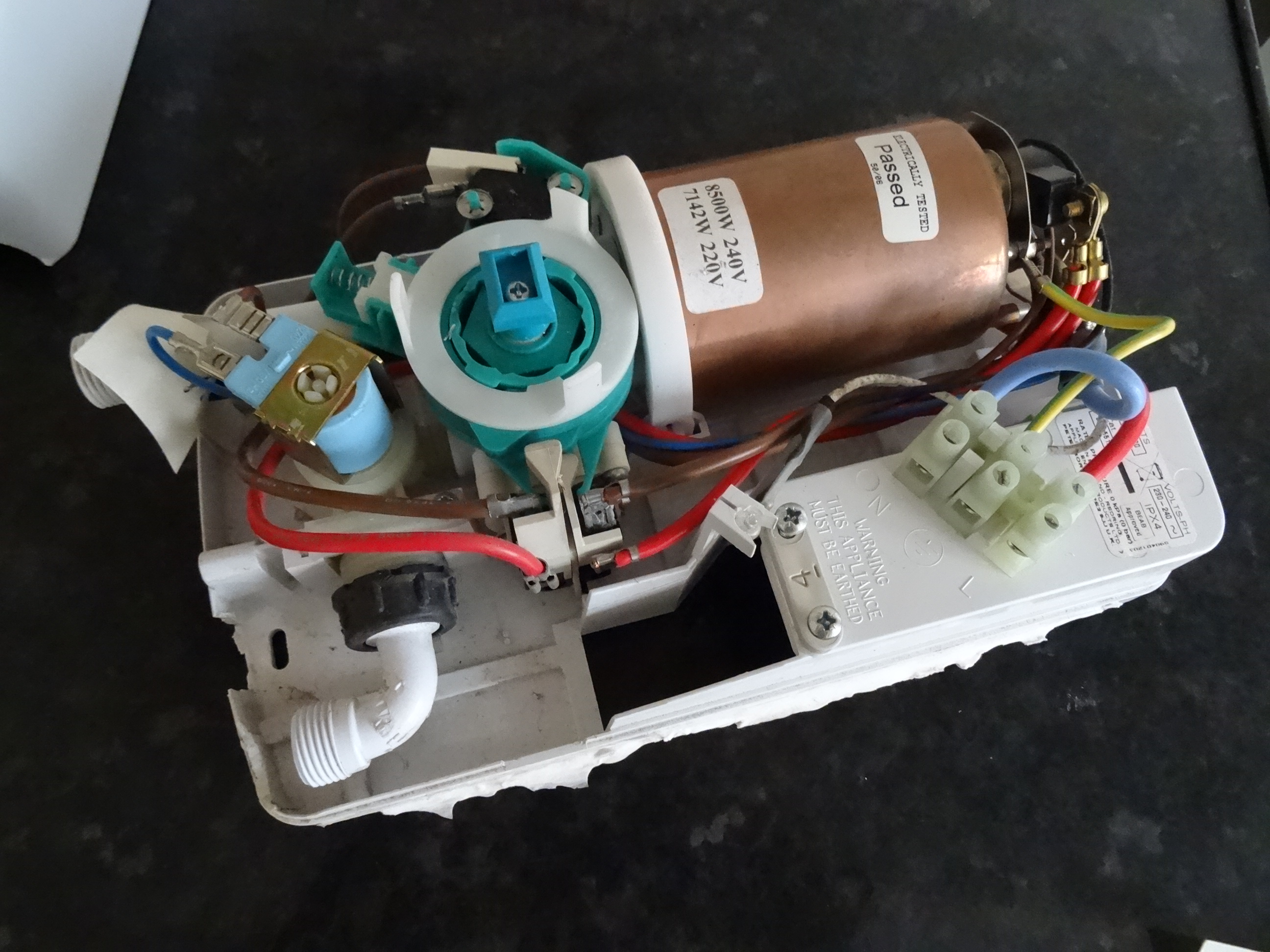 Electrical shower fault finding and repair Redring active 320 electric