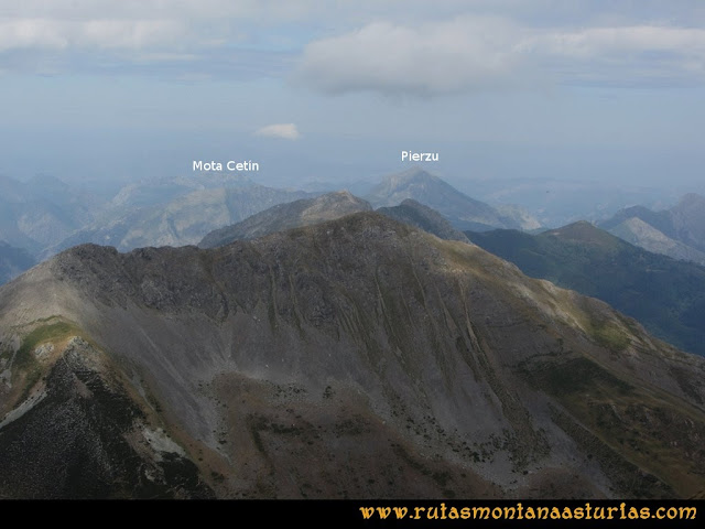 Ruta Ventaniella, Ten y Pileñes: Desde el Ten, La Mota Cetín y el Pierzu