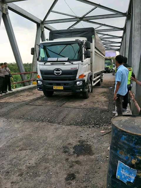 Jembatan Penghubung Sumsel-Lampung Sudah Bisa Dilewati
