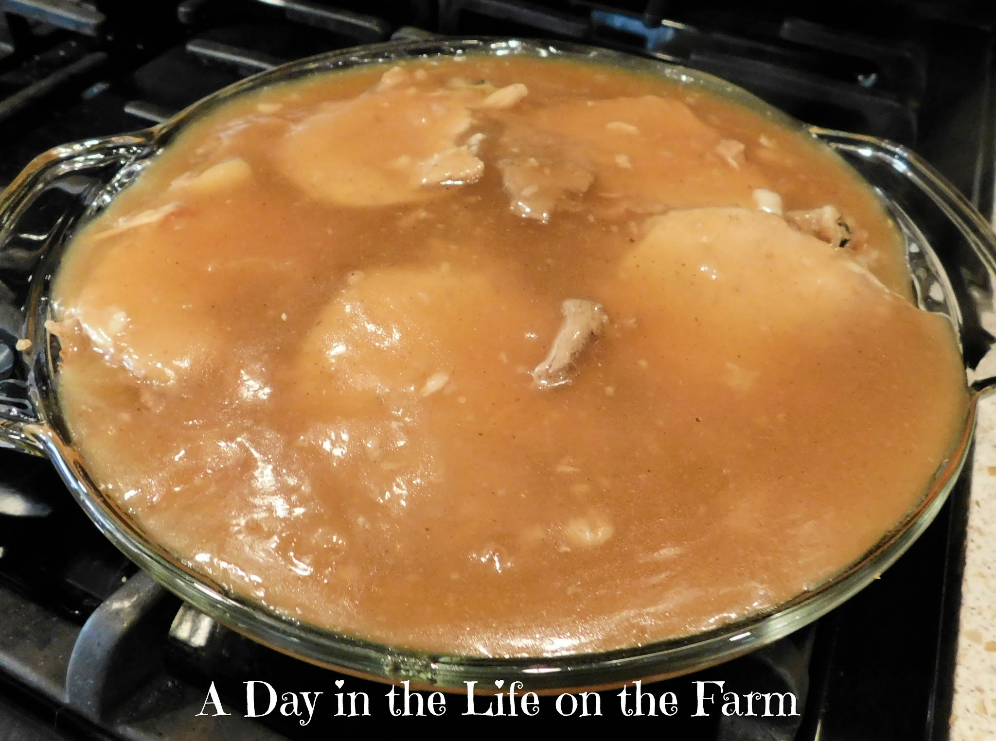 A Day in the Life on the Farm Starting with Leftovers Pork and