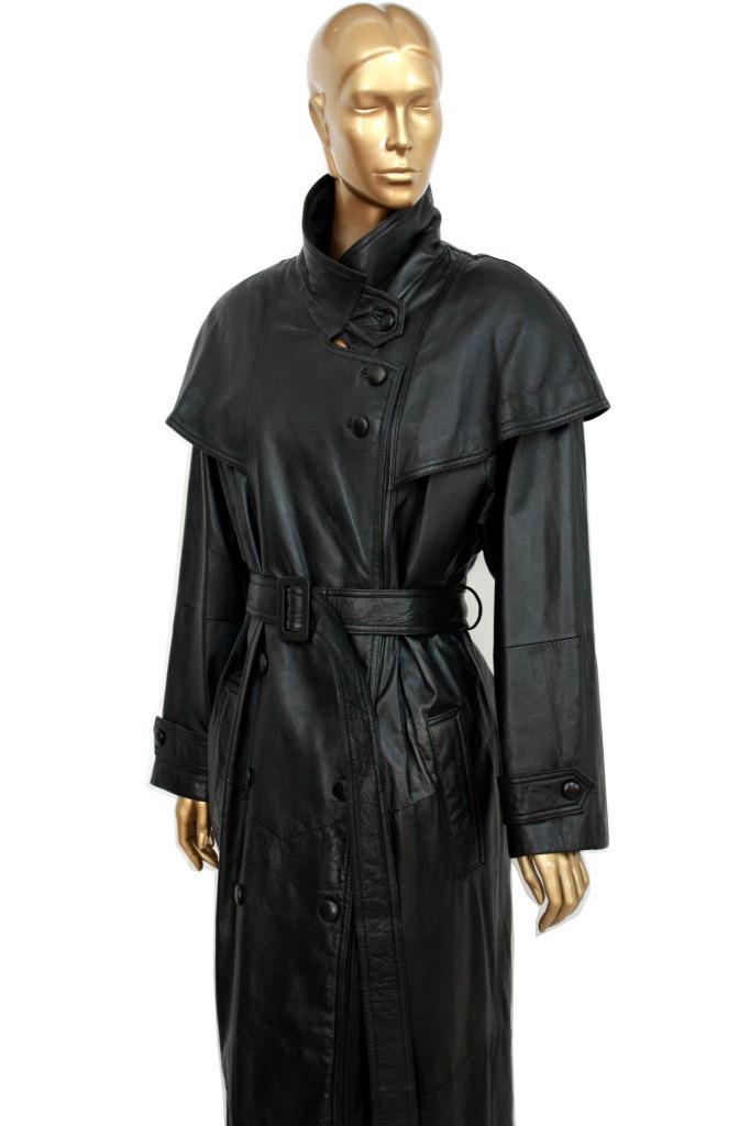 eBay Leather: Vintage 1980s Wilson's Leather trench coat features ...