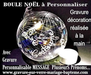 Boule de NOEL Personnalisée