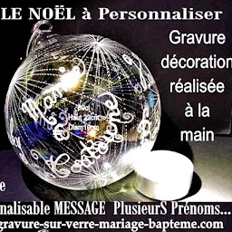 Boule de NOEL Personnalisée