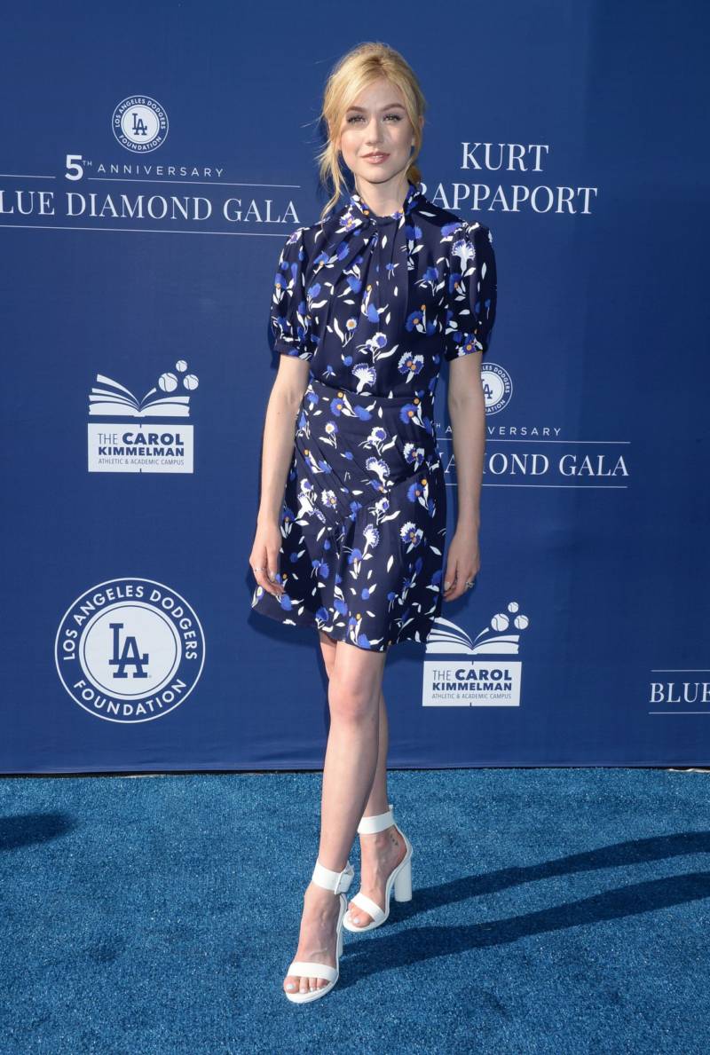 Katherine McNamara 2019 Los Angeles Dodgers Foundation Blue Diamond