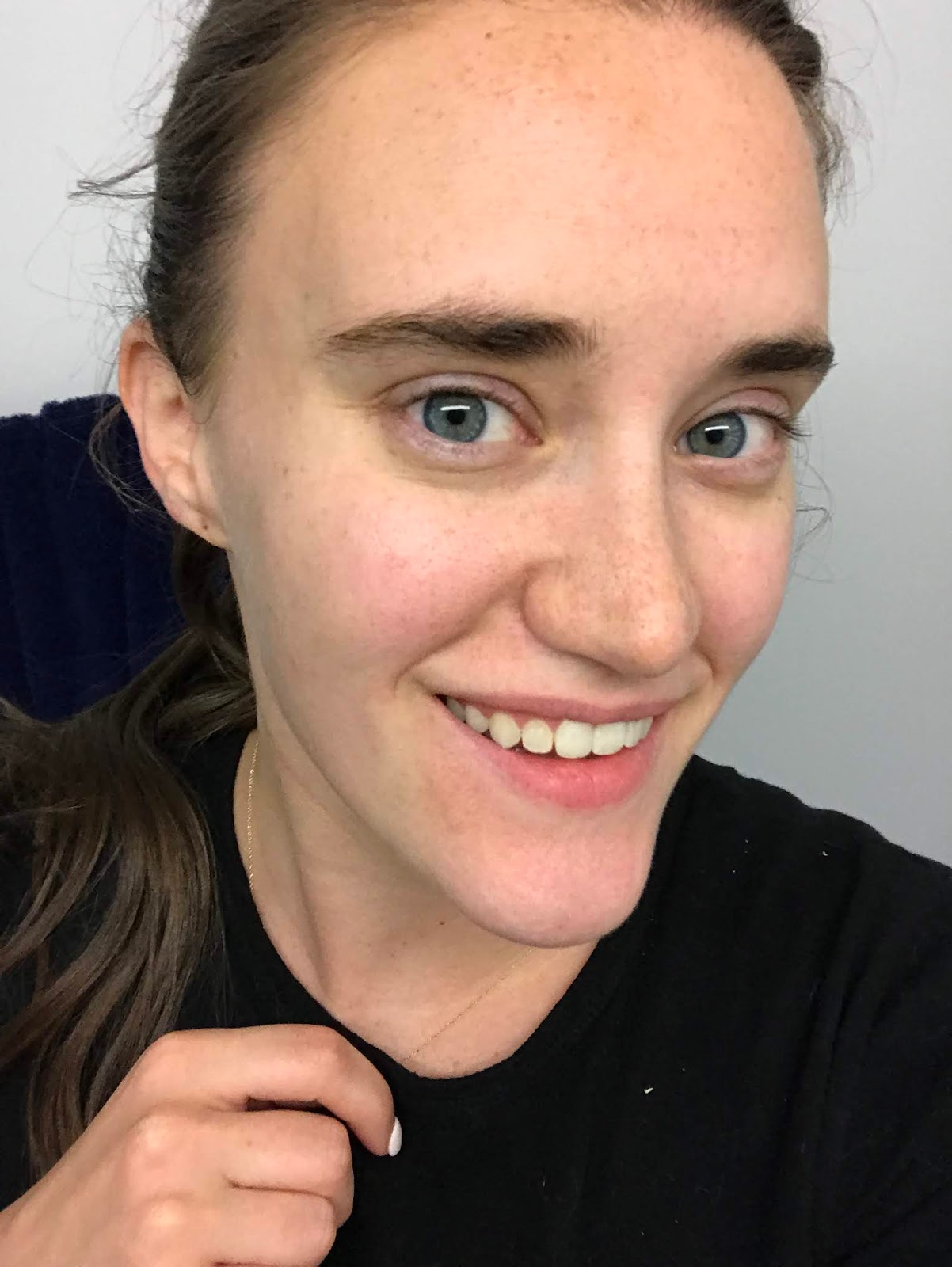 RevitaBrow Review Before And After pictures, featured by popular New York beauty blogger, Covering the Bases