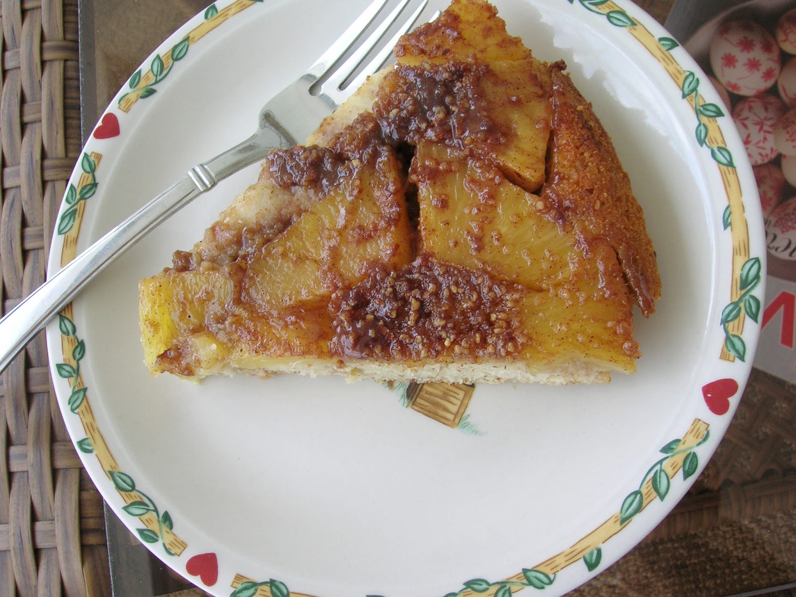 Almond Masa Pineapple Upside Down Cake, gluten free