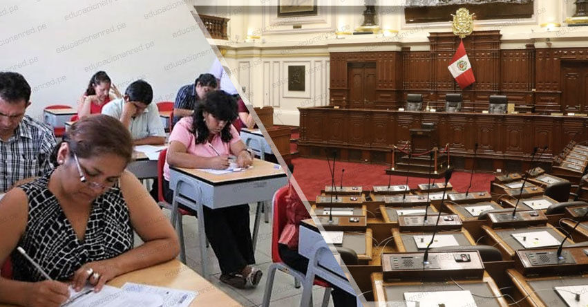CONGRESO DE LA REPÚBLICA: Presentan Proyecto de Ley para reponer a cerca de 14 mil docentes cesados por no aprobar examen CONGRESO DE LA REPÚBLICA: Presentan Proyecto de Ley para reponer a cerca de 14 mil docentes cesados por no aprobar examen
