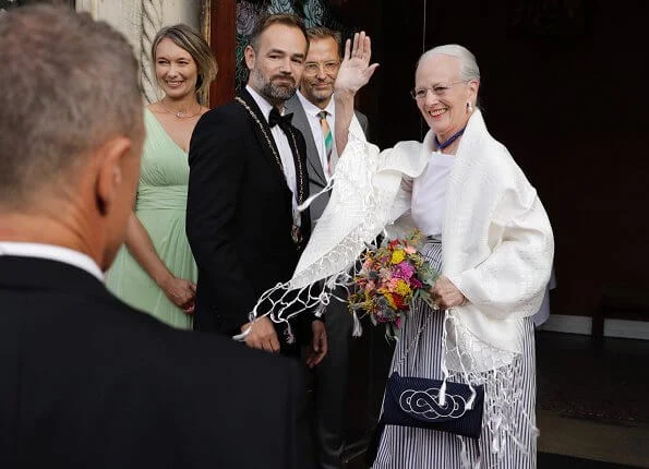 Queen Margrethe II of Denmark attended the opening gala of Aarhus Festival