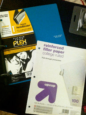 Study Folder Target Back to Grad School - School Supply Shopping