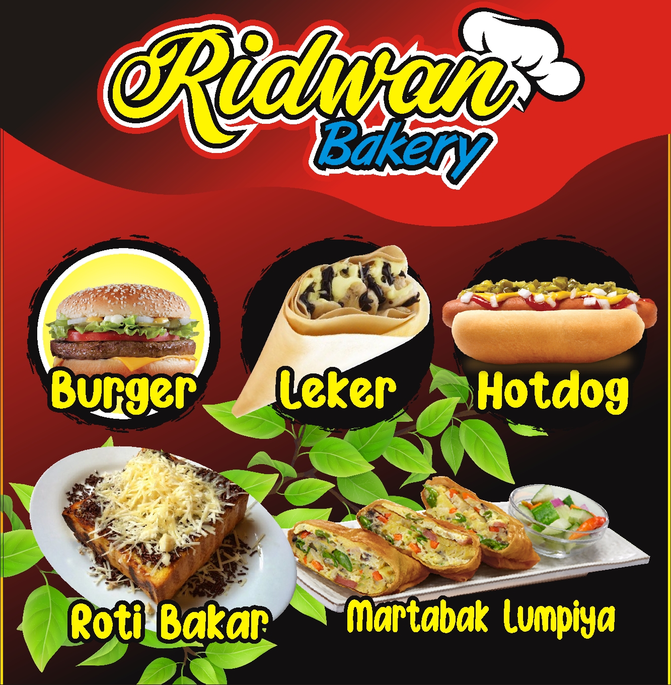 Download Contoh Desain Stiker Bakery Untuk Gerobak KARYAKU